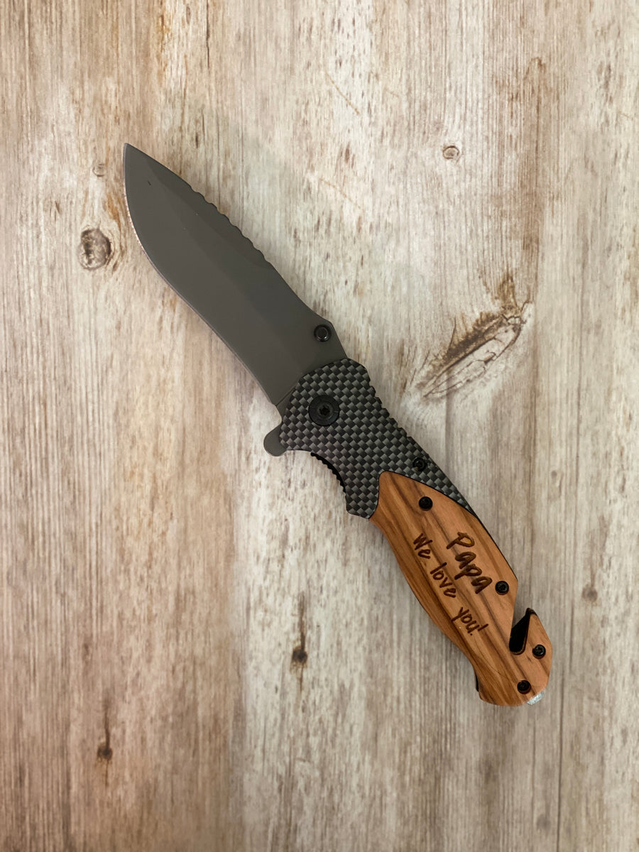 Olive Wood Knives (Style 1) – Jay's Glowforge Laser Blanks & More