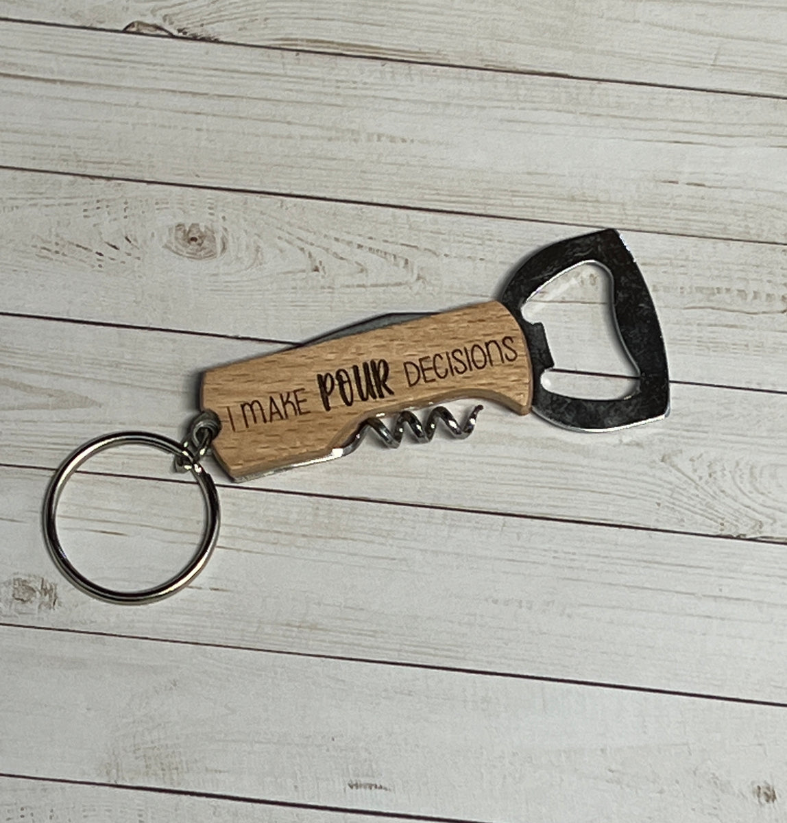 Bottle/Wine Opener Keychain KWLASERSUPPLIES