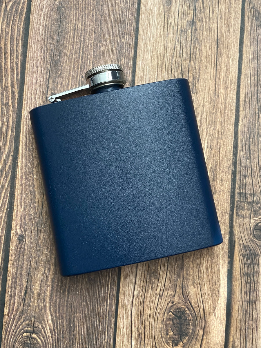 Powder Coated Hip Flask Kwlasersupplies 1660