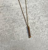 Hidden Message Bar Necklace