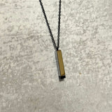 Hidden Message Bar Necklace
