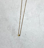 Mini Circle Pendant Necklace