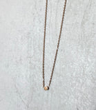 Mini Circle Pendant Necklace