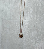Small Circle/Heart Necklace