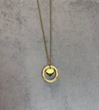 Large Circle/Heart Necklace