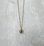 Small Circle/Heart Necklace