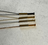 Hidden Message Bar Necklace