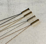 Hidden Message Bar Necklace