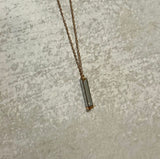 Hidden Message Bar Necklace