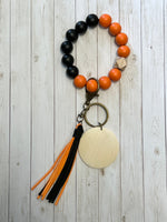 Black/Orange Wristlet