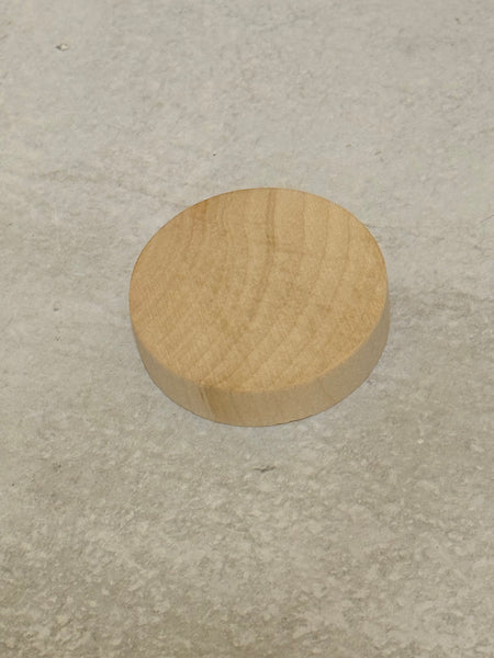 Round Wood Bottle Opener with Magnet