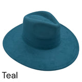 Vegan Suede Wide Brim Hat blank, Hat blank for engraving