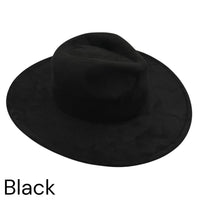 Vegan Suede Wide Brim Hat blank, Hat blank for engraving
