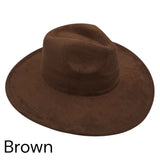 Vegan Suede Wide Brim Hat blank, Hat blank for engraving