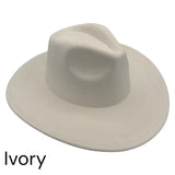 Vegan Suede Wide Brim Hat blank, Hat blank for engraving