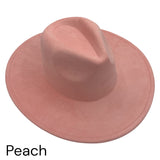 Vegan Suede Wide Brim Hat blank, Hat blank for engraving