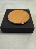 Wood Wireless Charger with black box