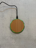 Wood Wireless Charger with black box