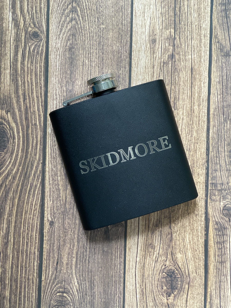 Powder Coated Hip Flask KWLASERSUPPLIES