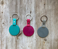 Round Colored Keychains