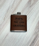 Leather flask